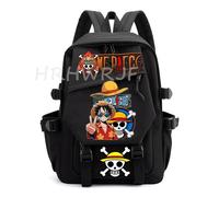 Sac à dos Anime ONE PIECE Monkey D Luffy, sac à dos d'université, sac à dos de voyage pour fille, sac à dos en nylon pour ordinateur portable, sacs d'école pour femmes et hommes Jaune