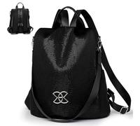 Sac à dos anti-vol féminin - sac à dos pour ordinateur portable de voyage léger | décontracté résistant à l'eau pour l'école, le travail et l'extérieur | Port de charge USB et poches cachées pour