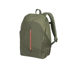 Sac à dos antivol Basil B-Safe Commuter Hook-On Led Nordlicht 13L Beige