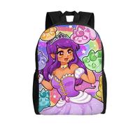 Sac à dos Aphmau Cats, décontracté, réglable, pour l'école, unisexe, pour ordinateur portable, léger, grande capacité, pour voyage, cartable - XTYD6083 Noir