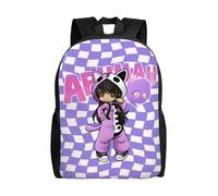 Sac à dos Aphmau pour école primaire, collège, grande capacité, sac à bandoulière décontracté, sac pour ordinateur portable, pour garçons et filles - XTYD3340 Noir
