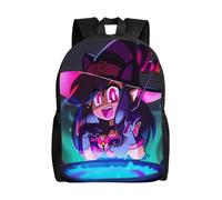 Sac à dos Aphmau pour école primaire, collège, grande capacité, sac à bandoulière décontracté, sac pour ordinateur portable, pour garçons et filles - XTYD3379 Noir