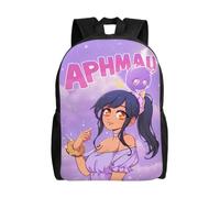 Sac à dos Aphmau pour école primaire, collège, grande capacité, sac à bandoulière, sac à dos décontracté, sac pour ordinateur portable, pour garçons et filles - XTYD3539 Noir
