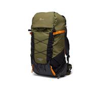Lowepro Photosport X Sac à Dos 45L AW avec Tissus Recyclés, Sac à Dos pour Reflex et Mirrorless, Accès Arrière, Compartiment Amovible, Dédié à l'Alpinisme, Taille M/L, Gris Foncé/Vert