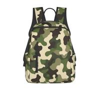 Sac À Dos Army Green Camo Vietnam Tiger Stripe Camo Bookbag Léger Backpack Tendance Daypack pour Camping Étudiant Randonnée