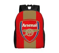 Sac à dos Arsenal FC pour adolescent, cartable en toile, unisexe, HXN2386 Noir