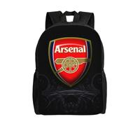 Sac à dos Arsenal FC pour adolescent, cartable en toile, unisexe, HXN2388 Noir