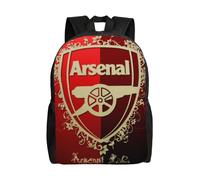 Sac à dos Arsenal FC pour adolescent, cartable en toile, unisexe, HXN2390 Noir