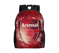 Sac à dos Arsenal FC pour adolescent, cartable en toile, unisexe, HXN2391 Noir