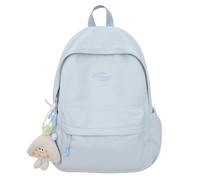 Sac à dos assorti pour femme, sac à dos d'école, sac à dos de voyage, style coréen, sac à dos de couleur unie, Tel que montré