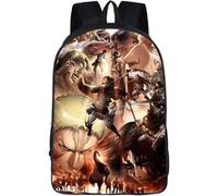 Sac à dos Attack on Titan pour Enfants Cadeaux pour Garçon (SD1557) 29*12.5*42 cm Multicolore