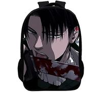 Sac à dos Attaque on Titan - Sac à dos d'écolier - Durable - Imperméable - Réglable, 5, 28 * 14 * 40 cm (16 Zoll),