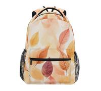 Sac À Dos Autumn Yellow Leaves Sac A Dos Scolaire Unisexe Cartable Scolaire Loisir Rucksack pour Randonnée Voyage École