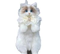 Sac à dos avec animaux en peluche - Sac à dos mignon en forme de chat fait à la main en forme de chat réaliste (C, M)