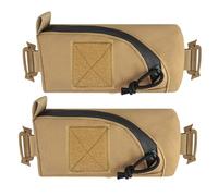 Sac à Dos avec Bandoulière, Pochette pour Accessoires, Sac Tactique Molle, Multifonction, Militaire, EDC, Poches pour Outils, Petite Pochette Compacte(Brown)