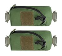 Sac à Dos avec Bandoulière, Pochette pour Accessoires, Sac Tactique Molle, Multifonction, Militaire, EDC, Poches pour Outils, Petite Pochette Compacte(Green)