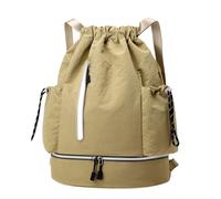 Sac à dos avec cordon de serrage, sac de voyage de grande capacité, sac de sport imperméable, matériau léger et durable, design multi-usage, excellent pour le basket-ball, le football, la