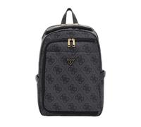 Guess Sac à dos de loisirs pour ordinateur portable U-Zip Backpack avec logo Coal Gris foncé