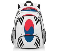 Sac à dos avec drapeau de la Corée du Sud - Grande capacité - Pour l'école, la randonnée, les voyages - Pour enfants, garçons, filles, hommes et femmes, couleur, XXL