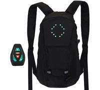 Sac à dos avec indicateurs de direction LED - Sac à dos réfléchissant avec télécommande lumineuse, accessoire imperméable pour sac à dos de voyage de vélo pour hommes et femmes