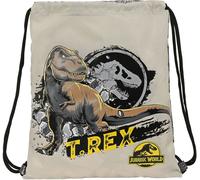 Sac à dos avec lanières Jurassic World Warning Gris 35 x 40 x 1 cm