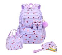 Sac À Dos Avec Lunch Box Boîte À Lunch Respirante Trousse Cartable