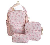 Sac À Dos Avec Lunch Box Ensemble 3 Pièces Grand Volume, Cartable Mignon