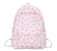 Sac à dos avec nœud - Sac à dos pour | Mignon école intermédiaire | Sac d'école avec nœud pour adolescentes | Preppy | Sac à bandoulière de voyage pour ordinateur portable, eau