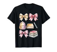 Sac à Dos avec nœuds Pastel Mignons pour la rentrée Scolaire T-Shirt