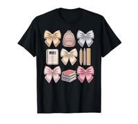 Sac à Dos avec nœuds Pastel Mignons pour la rentrée Scolaire T-Shirt