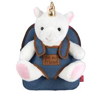 Perletti Unicorn Tiara Plush Backpack Bleu Enfants