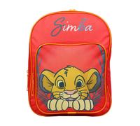 Sac à dos avec poche disney le roi lion simba rouge TU