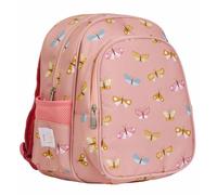 A Little Lovely Company – Sac à dos enfant Papillons – Poche isotherme – Rose TU