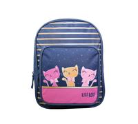 Bagtrotter Sac à dos 31 cm avec poche maternelle Lili Lou Chat Bleu Bleu
