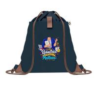 Sac à Dos avec Pochette Avant Bleu Marine Redactrice C'est juste la Meilleure Métier | Sac de Sport 220 g/m² avec 50% de Coton Recyclé Poche Velcro 8 L | Gym Piscine École