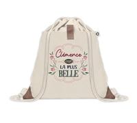 Sac à dos avec pochette Clémence la plus belle | Sac de Gym et Sport, Sac Doudou Enfant Cadeau Fête des Mères Anniversaire Soeur Noël Tata Marraine