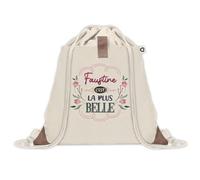 Sac à dos avec pochette Faustine la plus belle | Sac de Gym et Sport, Sac Doudou Enfant Cadeau Fête des Mères Anniversaire Soeur Noël Tata Marraine