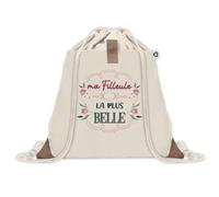Sac à dos avec pochette Filleule la plus belle | Sac de Gym et Sport, Sac Doudou Enfant Cadeau Fête des Mères Anniversaire Soeur Noël Tata Marraine