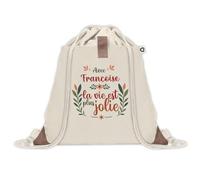 Sac à dos avec pochette Françoise la vie est plus jolie | Sac de Gym et Sport, Sac Doudou Enfant Cadeau Fête des Mères Anniversaire Soeur Noël Tata Marraine