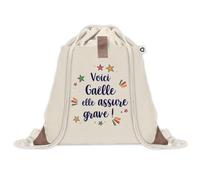 Sac à dos avec pochette Gaëlle elle assure grave ! | Sac de Gym et Sport, Sac Doudou Enfant Cadeau Fête des Mères Anniversaire Soeur Noël Tata Marraine