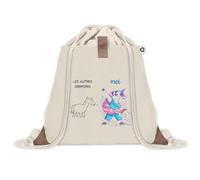 Sac à dos avec pochette Greffier Les Autres vs Moi | Sac de Sport et Gym avec cordelettes en Toile | Idée Cadeau Collègue Noël Anniversaire | Sac Doudou