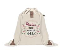 Sac à dos avec pochette Martine la plus belle | Sac de Gym et Sport, Sac Doudou Enfant Cadeau Fête des Mères Anniversaire Soeur Noël Tata Marraine