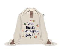 Sac à dos avec pochette Nicole elle assure grave ! | Sac de Gym et Sport, Sac Doudou Enfant Cadeau Fête des Mères Anniversaire Soeur Noël Tata Marraine