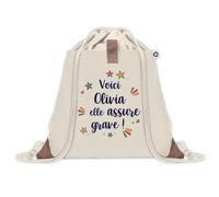 Sac à dos avec pochette Olivia elle assure grave ! | Sac de Gym et Sport, Sac Doudou Enfant Cadeau Fête des Mères Anniversaire Soeur Noël Tata Marraine