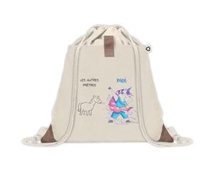 Sac à dos avec pochette Prêtre Les Autres vs Moi | Sac de Sport et Gym avec cordelettes en Toile | Idée Cadeau Collègue Noël Anniversaire | Sac Doudou