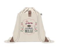 Sac à dos avec pochette Sara la plus belle | Sac de Gym et Sport, Sac Doudou Enfant Cadeau Fête des Mères Anniversaire Soeur Noël Tata Marraine