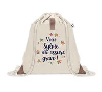 Sac à dos avec pochette Sylvie elle assure grave ! | Sac de Gym et Sport, Sac Doudou Enfant Cadeau Fête des Mères Anniversaire Soeur Noël Tata Marraine