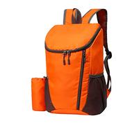 Sac à dos avec protection contre la pluie, sac à dos d'école, sac à dos d'école, sac à dos avec housse de protection, sac à dos de randonnée, housse de protection, E08 Orange, taille unique