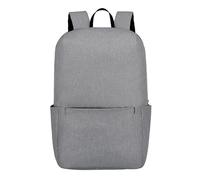 Sac à dos avec protection contre les éclaboussures d'eau, multifonctionnel, grande capacité et léger sacs à dos pour enfants pour l'école, gris, taille unique
