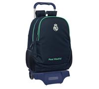 Safta Sac à dos à roulettes Real Madrid 2nd Kit 25/26 20,1 l 32x42x15 cm Bleu Enfants